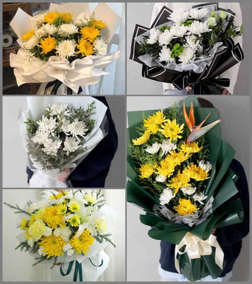 广东梅州市五华县岐岭镇合水村白事花束代送
